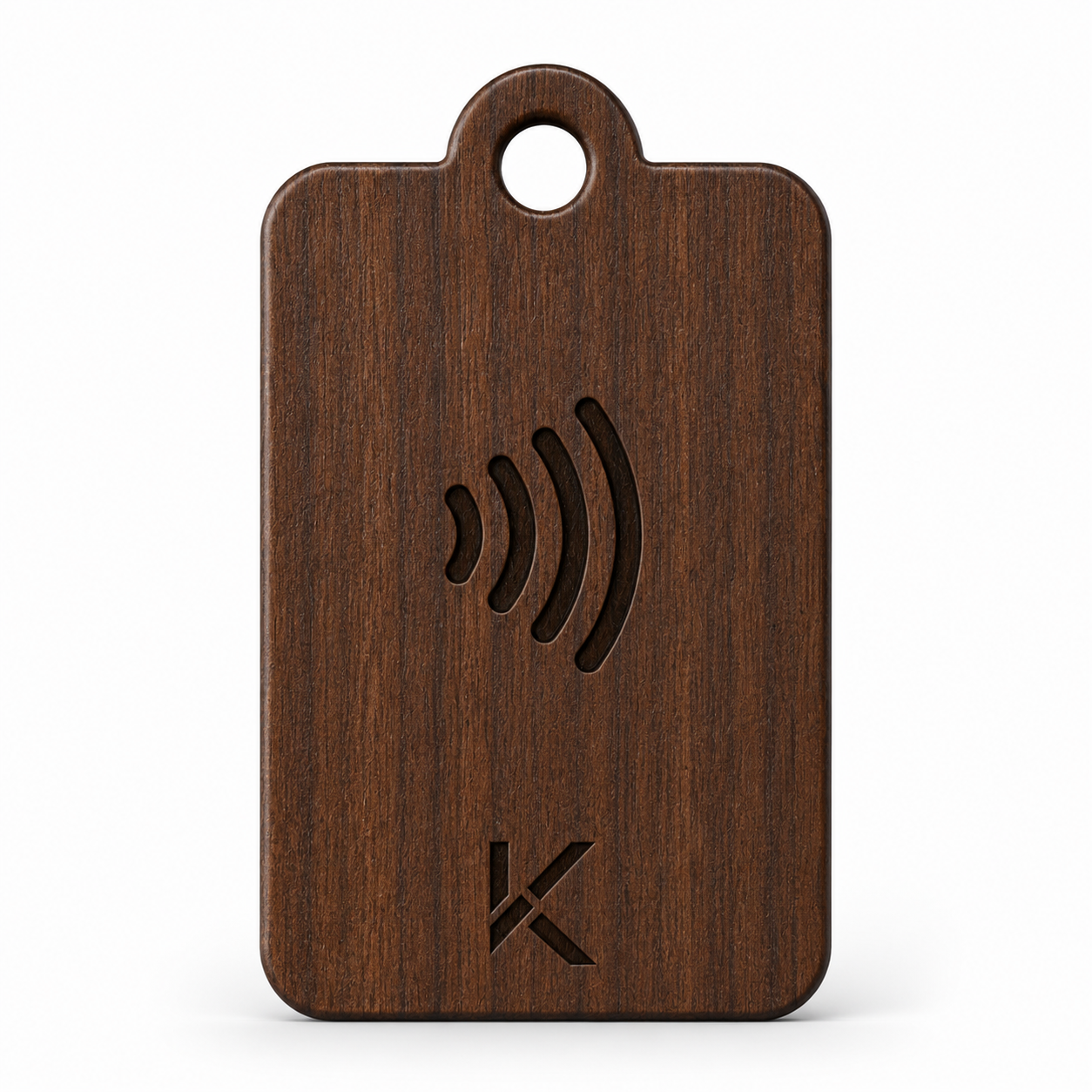 Key Recovery Tag – Natural Walnut