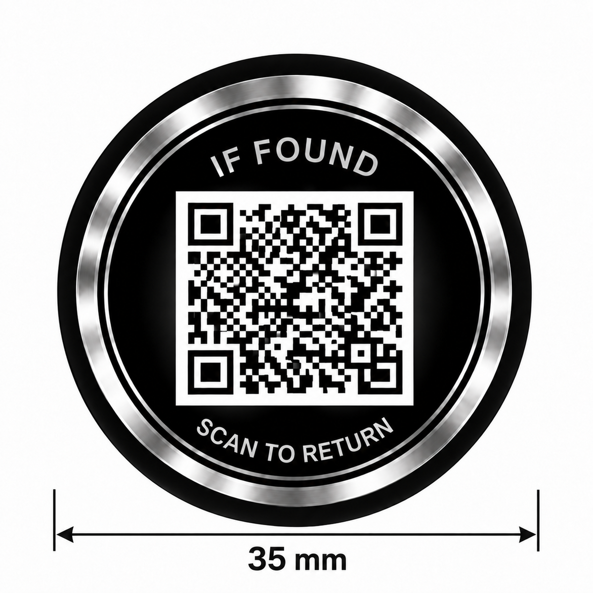 QR-klistermärke för återlämning