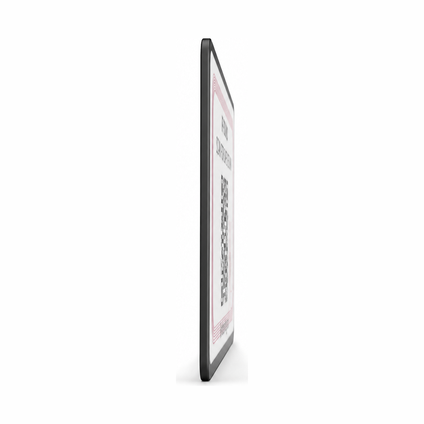 KindReturn WalletShield clear black, angled