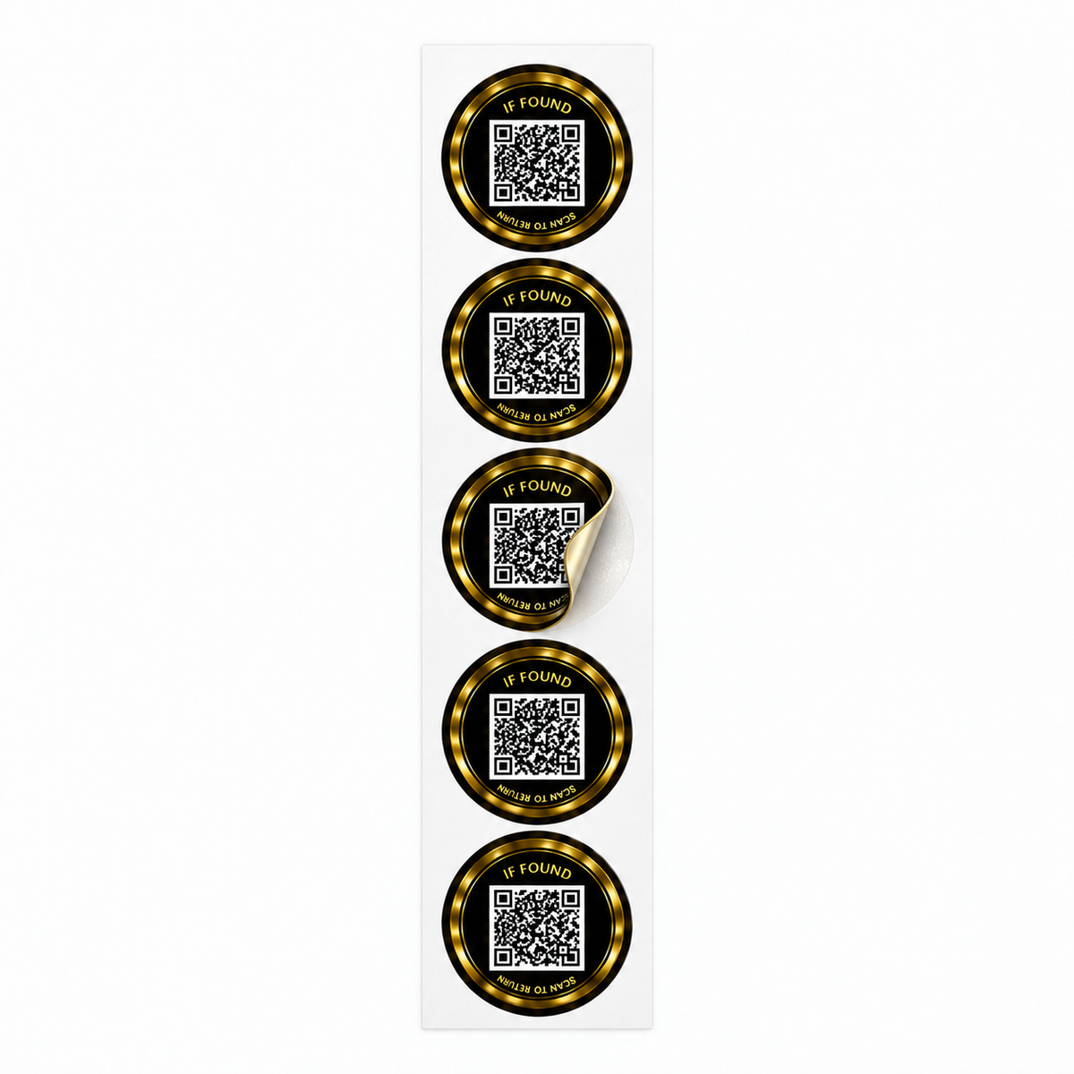QR Recovery Stickers — Pack of 5