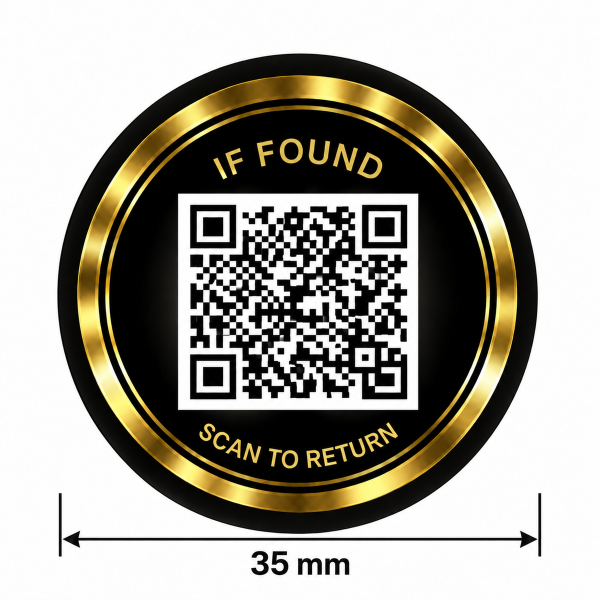 QR Recovery Stickers — Pack of 5