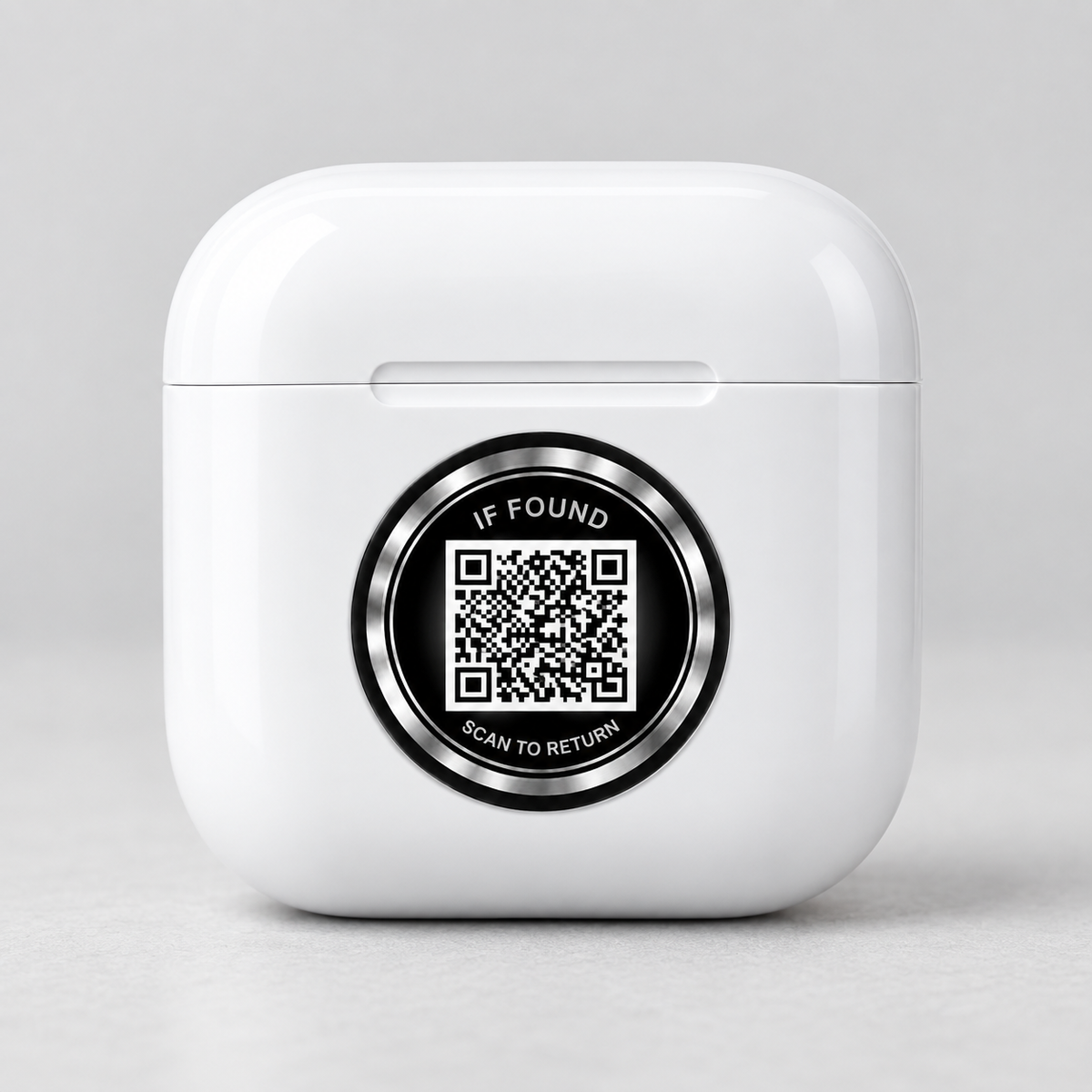 QR-klistermärke för återlämning