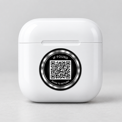 QR-klistermärke för återlämning