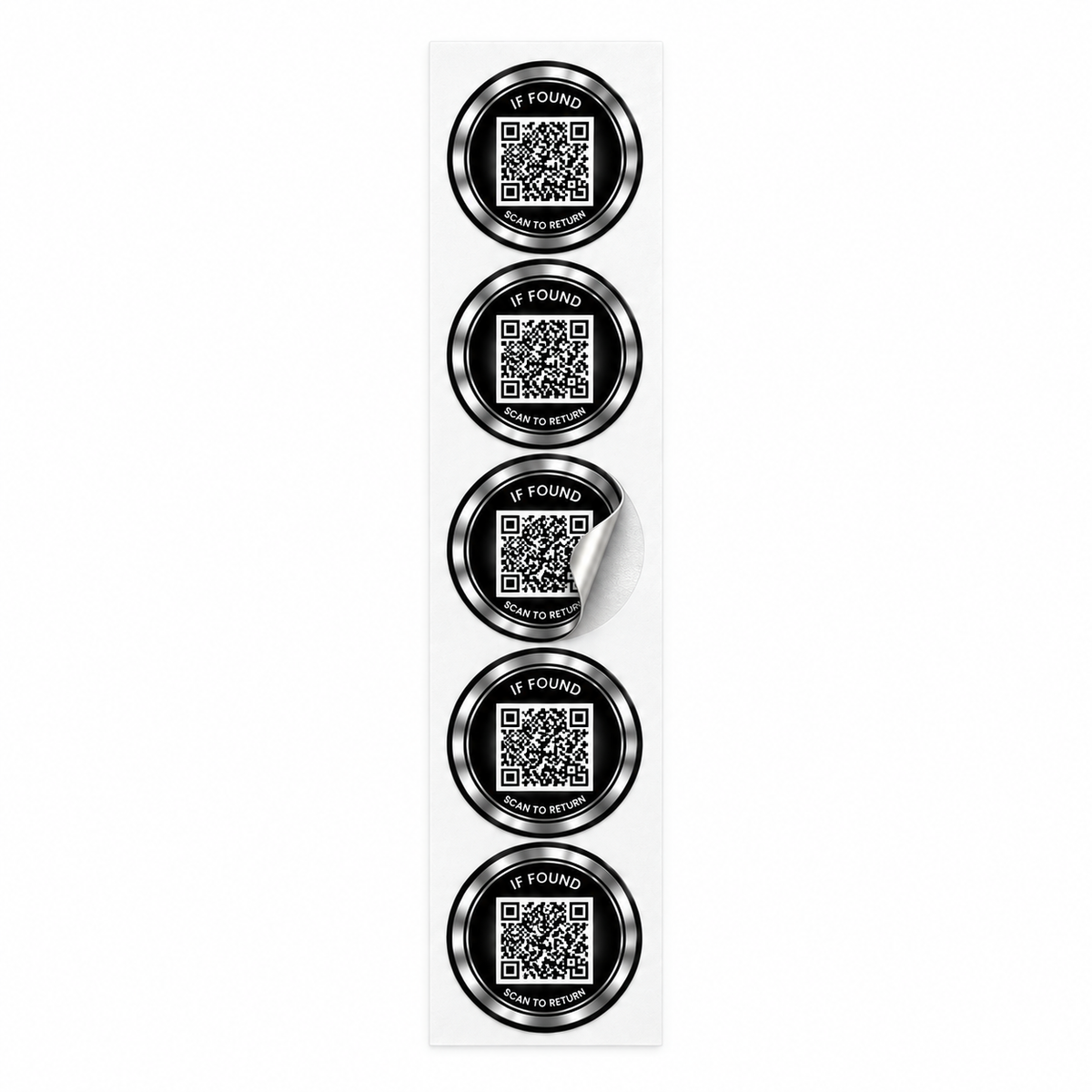 QR Recovery Stickers — Pack of 5