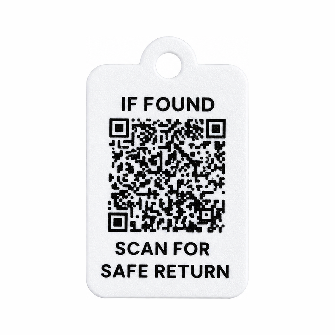KindReturn Key Tag PLA, White